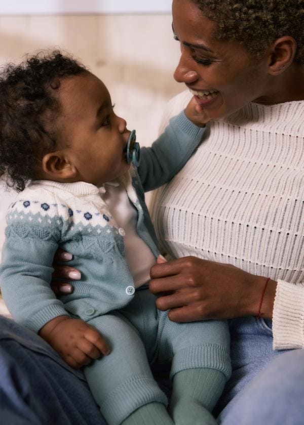 Mayoral Baby Boys Three Piece Knitted Trouser Set - 2570 - Lluvia