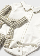 Mayoral Boys Winter Green Check Three Piece Set - 2258 - With Cardigan  2237 Matching Girls Available