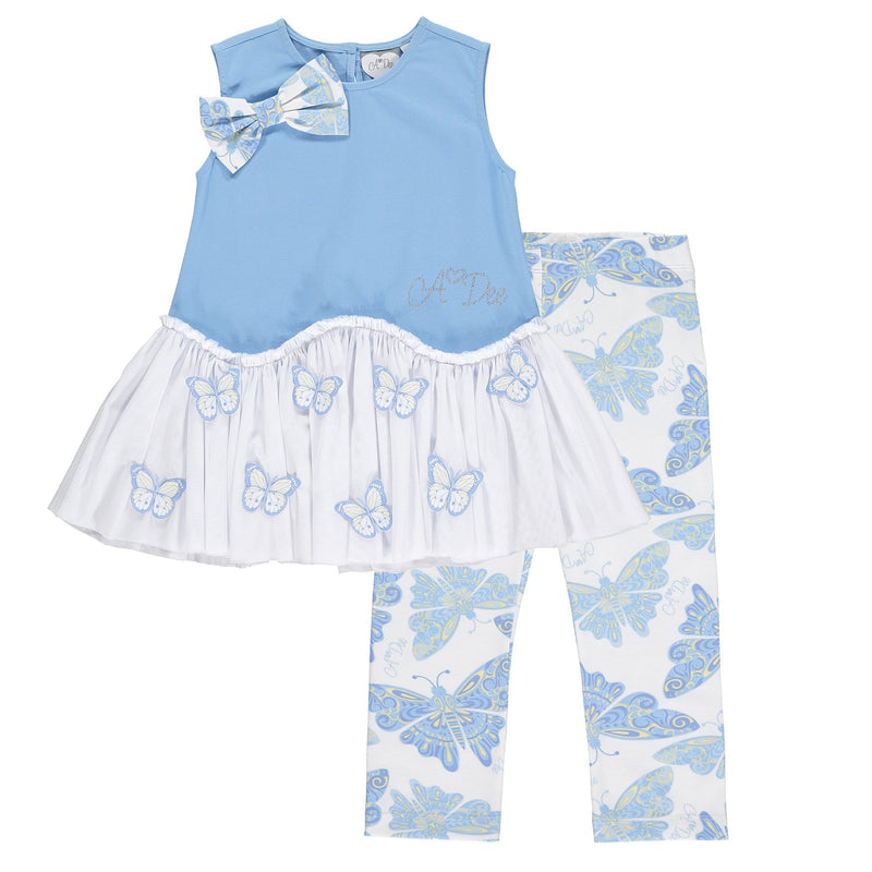 A*Dee Jean Butterfly Print Leggings Set - S223518