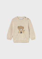 Mayoral Boys Two Piece Teddy Bear Jumper & Slim Fit Trouser Set - 2341 & 563