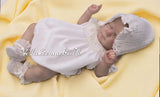 Sarah Louise White & Lemon "HERITAGE COLLECTION" Hand Smocked Bubble Romper - C6004