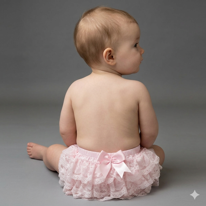 Couche Tot Pink Lace Frilly Knickers Pants