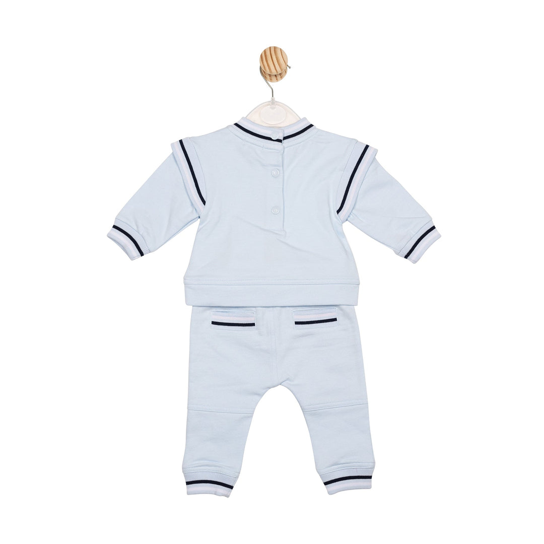 Mintini Baby Boys Blue & Navy Tracksuit - MB6654