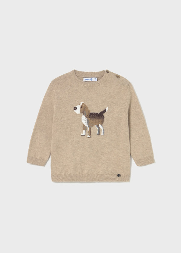 Mayoral Boys Two Piece Doggy Jumper & Straight-leg Corduroy Trouser Set - 2343 & 542
