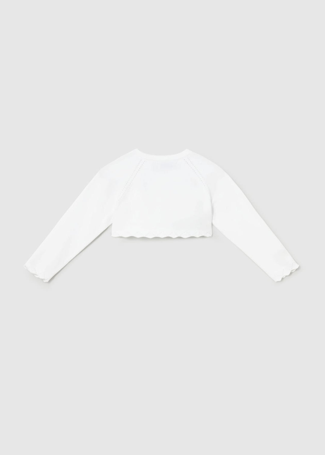 Mayoral Girls White Bolero Cardigan - 306 - 86 - Blanco