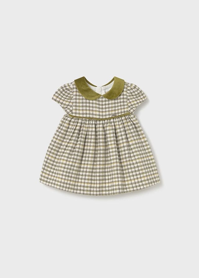 Mayoral Boys Winter Green Check Three Piece Set - 2258 - With Cardigan  2237 Matching Girls Available