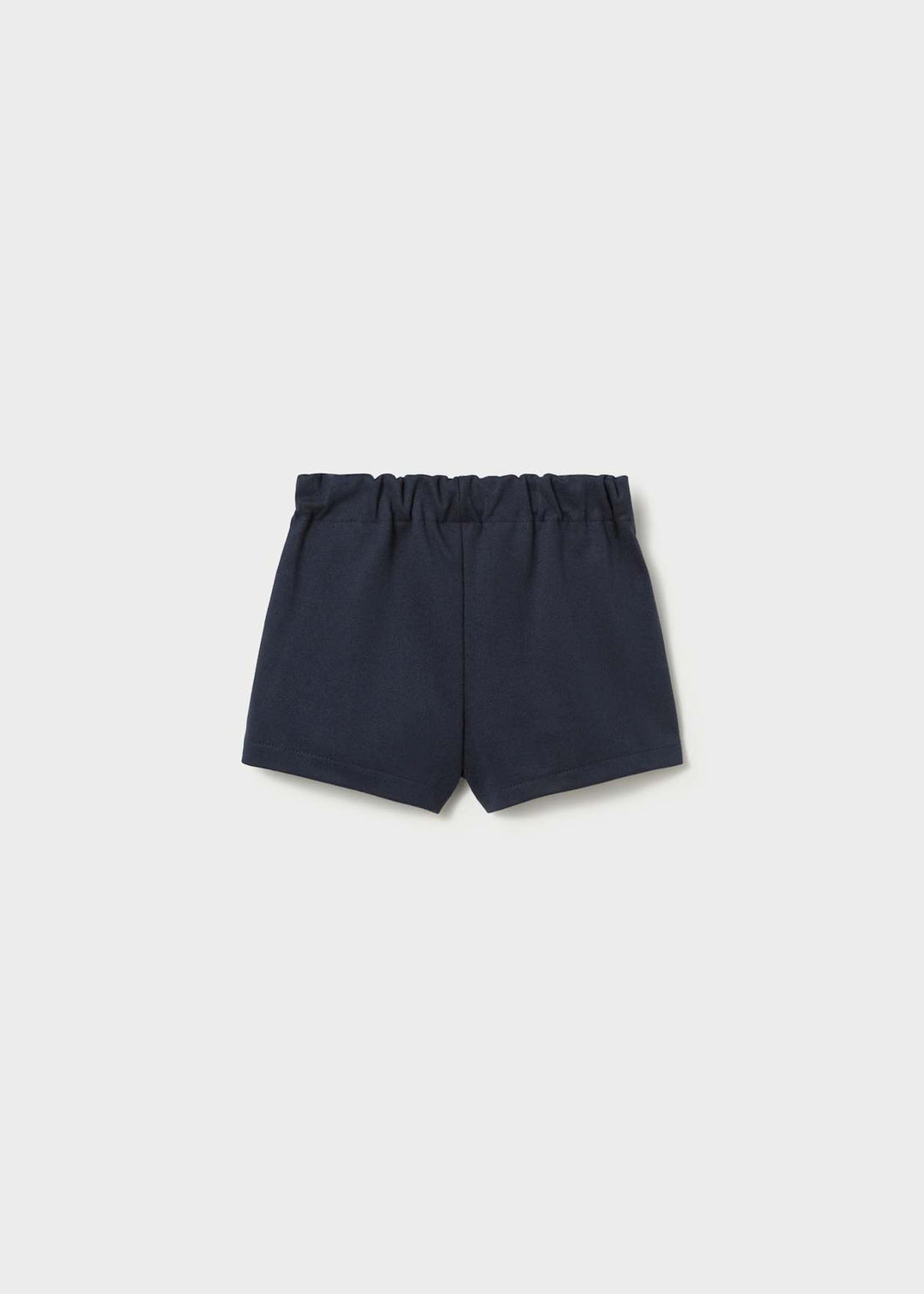 Mayoral Girl Red "Puppy Dog" Jumper With Bow & Navy Twill Shorts - 2385 & 2202