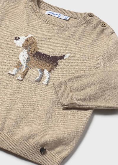 Mayoral Boys Two Piece Doggy Jumper & Straight-leg Corduroy Trouser Set - 2343 & 542