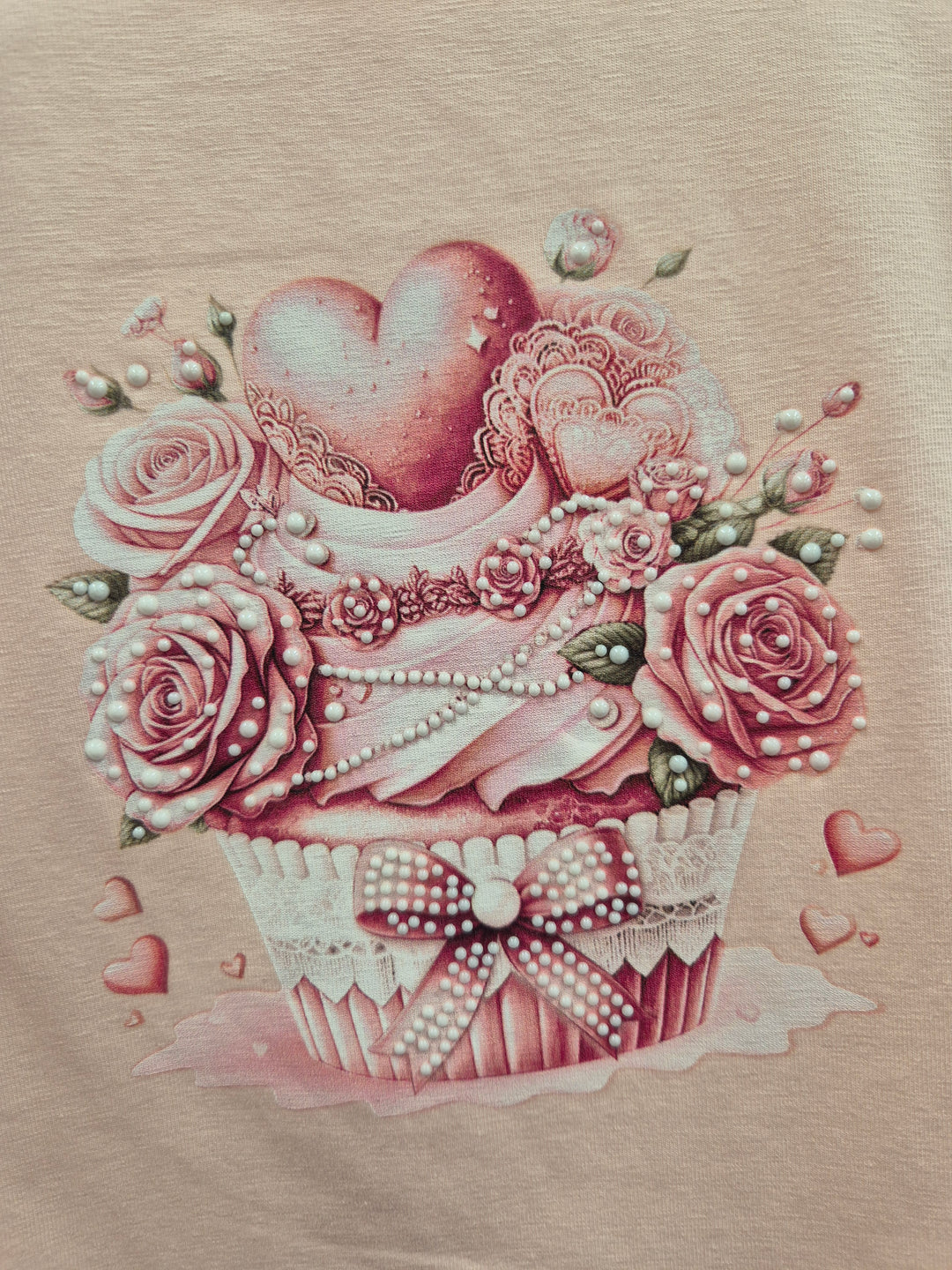 Pink Pearl "Cupcake" Anglaise Leggings Set - YG28