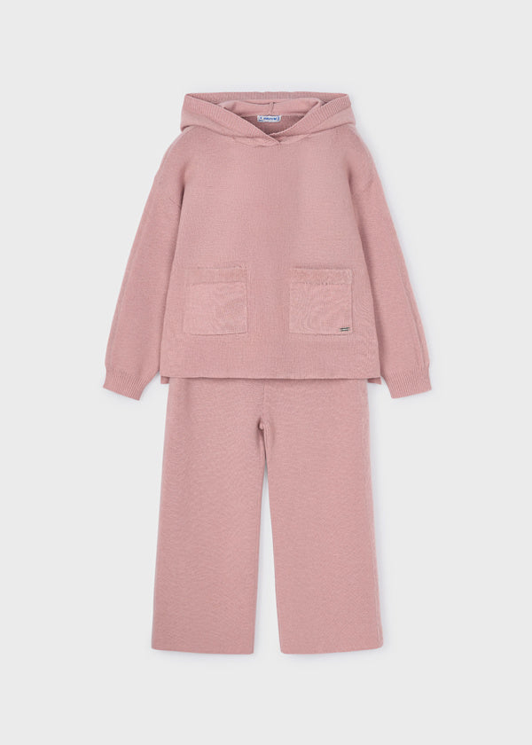 Mayoral Girls Knitted Tracksuit Co -Ord Lounge Suit - 4580