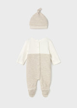 Mayoral Baby Boys All In One Train Outfit With Matching Hat - Blanket Also Available - 2609