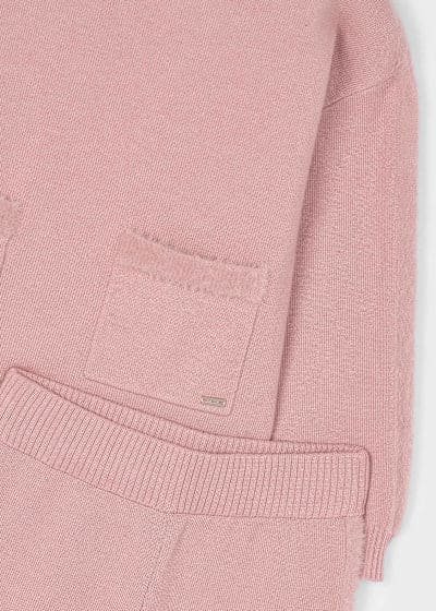 Mayoral Girls Knitted Tracksuit Co -Ord Lounge Suit - 4580
