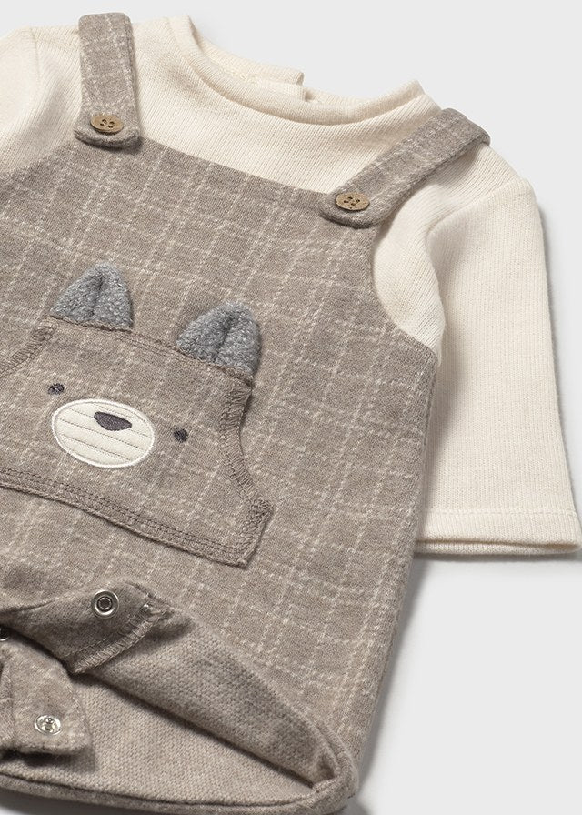 Mayoral Baby Boys Soft Dungaree Style Romper - 2645