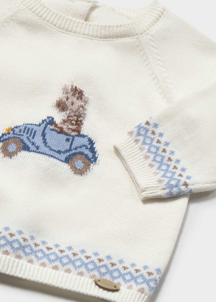 Mayoral Baby Boys Three Piece Jumper, Shorts & Tights Set - 2267