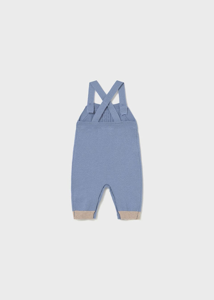 Mayoral Baby Boys Three Piece Bunny Rabbit Knitted Dungaree Set - 2617 - Nube