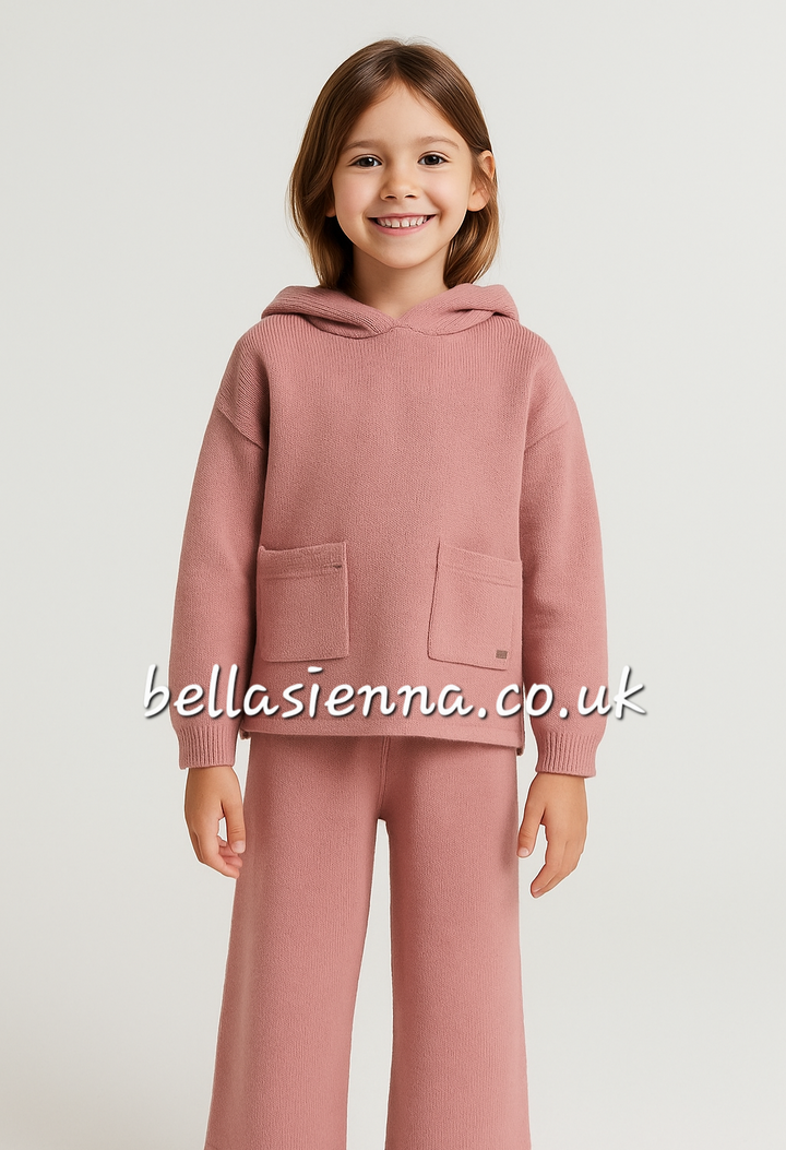Mayoral Girls Knitted Tracksuit Co -Ord Lounge Suit - 4580
