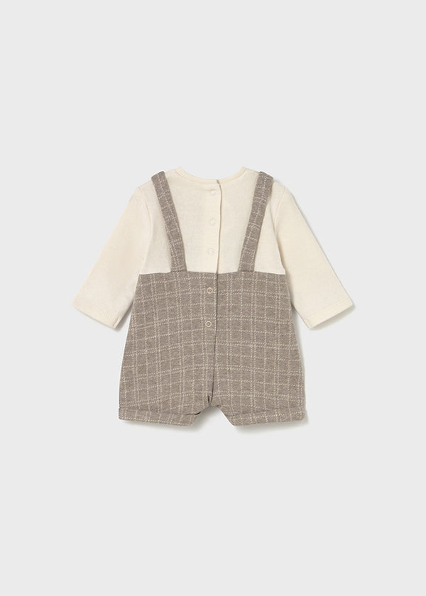 Mayoral Baby Boys Soft Dungaree Style Romper - 2645