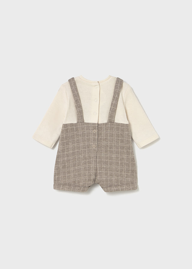 Mayoral Baby Boys Soft Dungaree Style Romper - 2645