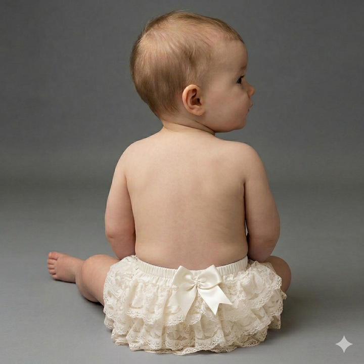 Couche Tot Ivory Lace Frilly Knickers Pants
