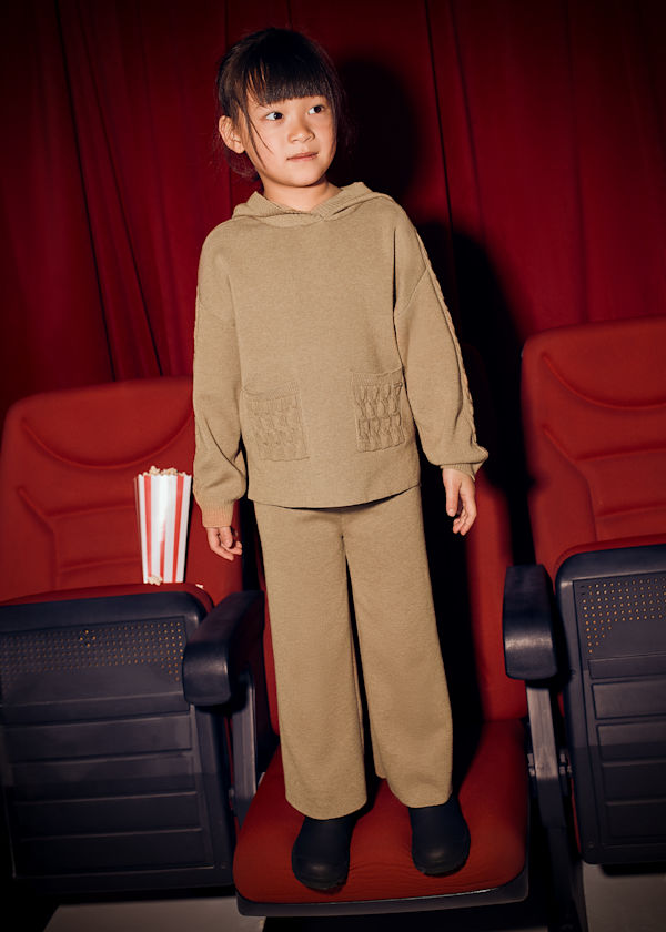 Mayoral Girls Knitted Tracksuit Co -Ord Lounge Suit - 4580