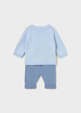 Mayoral Baby Boys Two Piece Bunny Rabbit Knitted Jumper & Trouser Set - 2569 - Nube