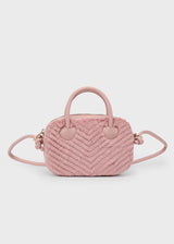 Mayoral Girls Pink Faux Fur Handbag - 10084