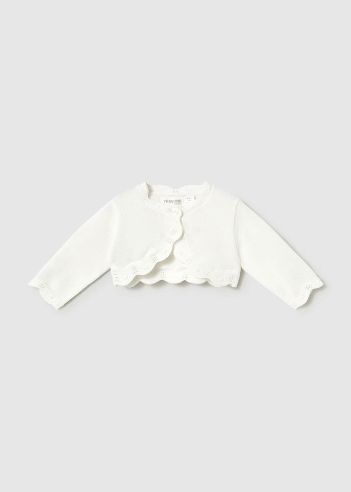 Mayoral Girls Ivory Cardigan - 2365 - 83 - Crudo