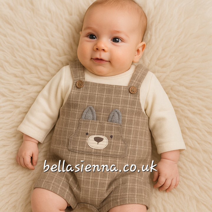 Mayoral Baby Boys Soft Dungaree Style Romper - 2645