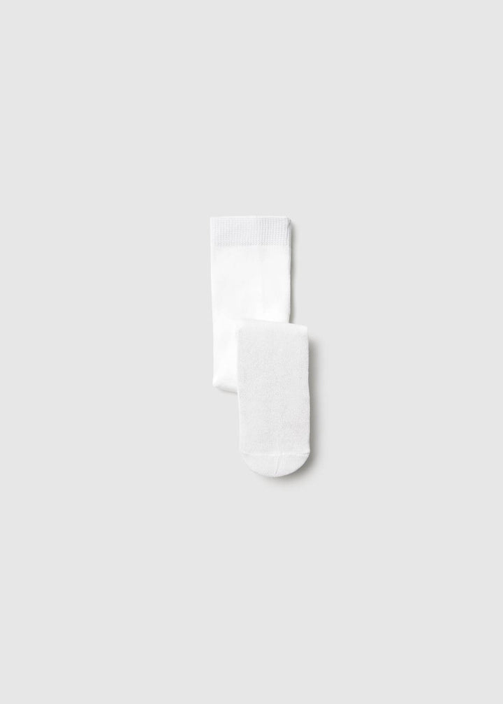 Mayoral Girls White Tights - 9102 45 - Blanco