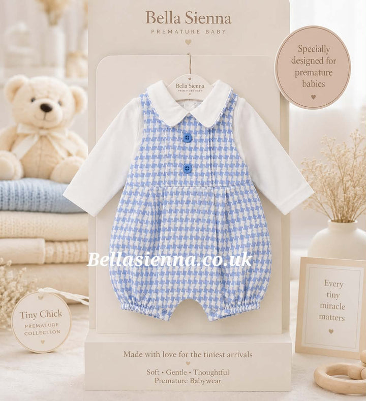 Premature Baby Boys Two Piece Romper Set - PB20-704