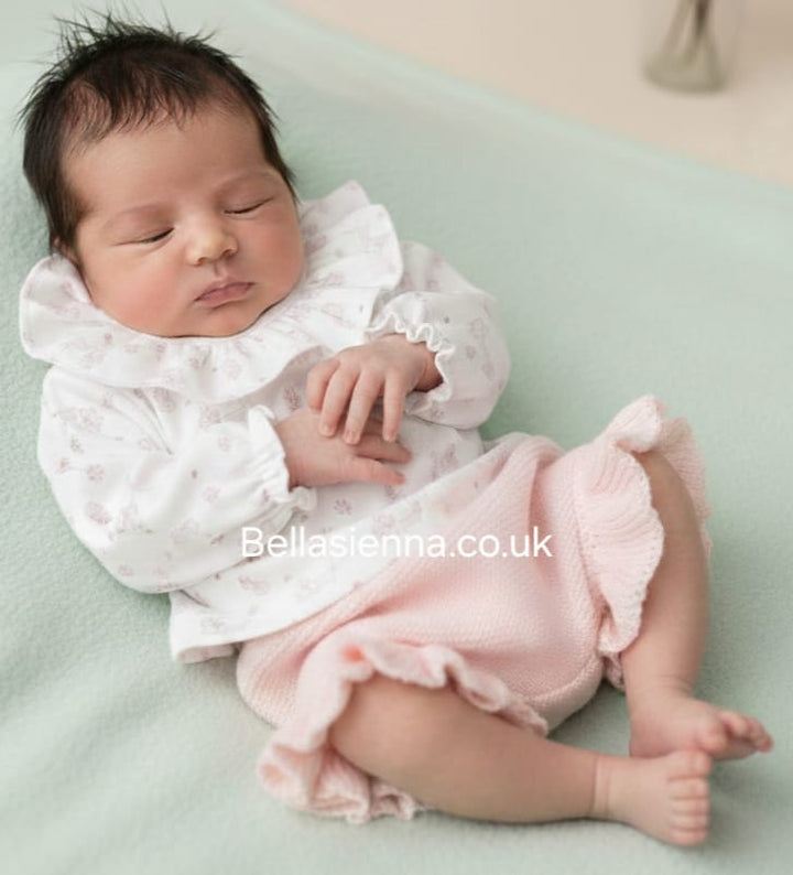 Pex Girls Baby Bunnies Two Piece Top & Knitted Pants Set - B092001415