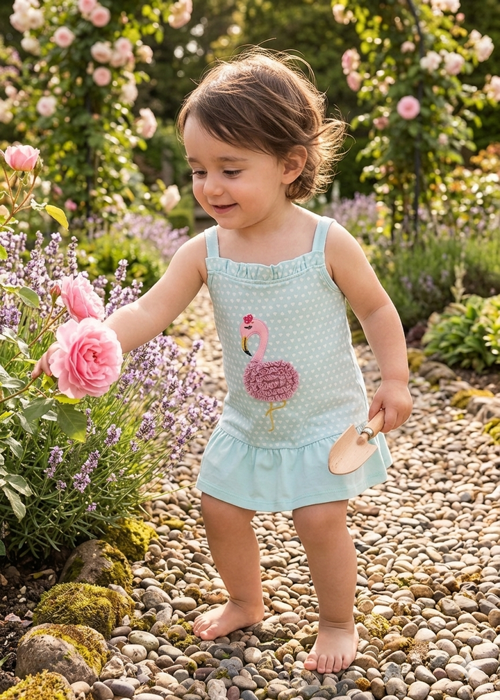 Alber Flamingo Dress - 7334