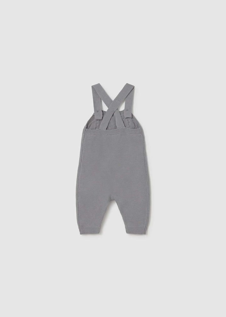 Mayoral Baby Boys Three Piece Knitted Dungaree, Top & Cardigan Set - 2609