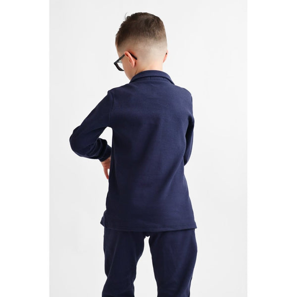 HARRIS KIDS "Rory" Navy Boys Zip Tracksuit