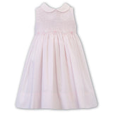 Dani By Sarah Louise Pink Smocked Sleeveless Dress D09511