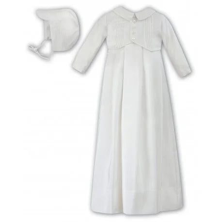 Sarah Louise Beautiful Baby Boys Christening Robe & Cap 001176