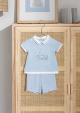 Mayoral Baby Blue Shorts Set 1204