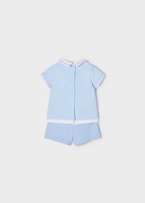 Mayoral Baby Blue Shorts Set 1204