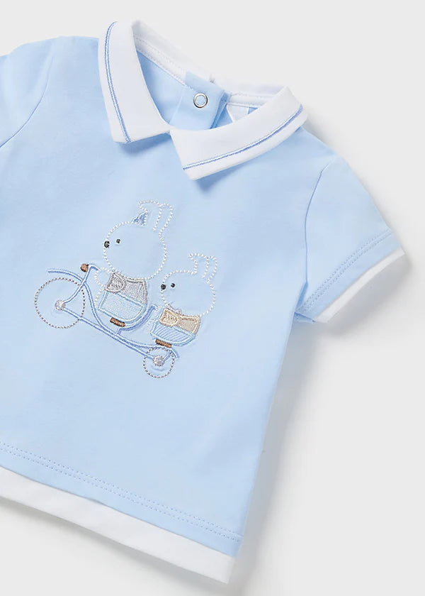 Mayoral Baby Blue Shorts Set 1204