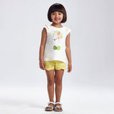 Mayoral Girls Short Set Yellow 3217