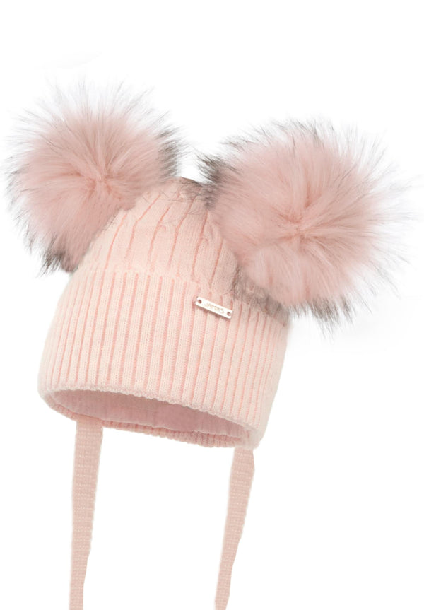 Jamiks Pink Knitted Hat - Sinem