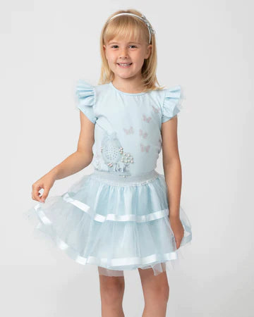 Caramelo Kids Lilac Pearl Vanity Skirt Set - 0122128