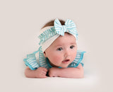 Little A "KELLY" Stripe Seersucker Headband- LA24211