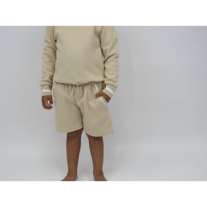 HARRIS KIDS "Toby" Boys Tracksuit Short Set - Beige