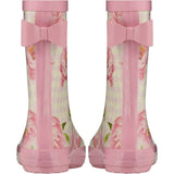 A Dee "SPLASH" Peony Pink Floral Printed Wellies - W235101