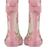 A Dee "SPLASH" Peony Pink Floral Printed Wellies - W235101