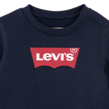 Levi's Navy & Red Crewneck Sweatshirt - 6E9079-C8D