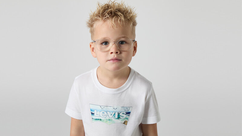 Levi's White "Crashing Waves" T-shirt - 8EM650-W1T