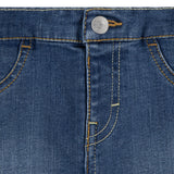 Levi's White Bear T-shirt & Denim Shorts Set - 6EM344