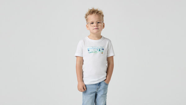 Levi's White "Crashing Waves" T-shirt - 8EM650-W1T